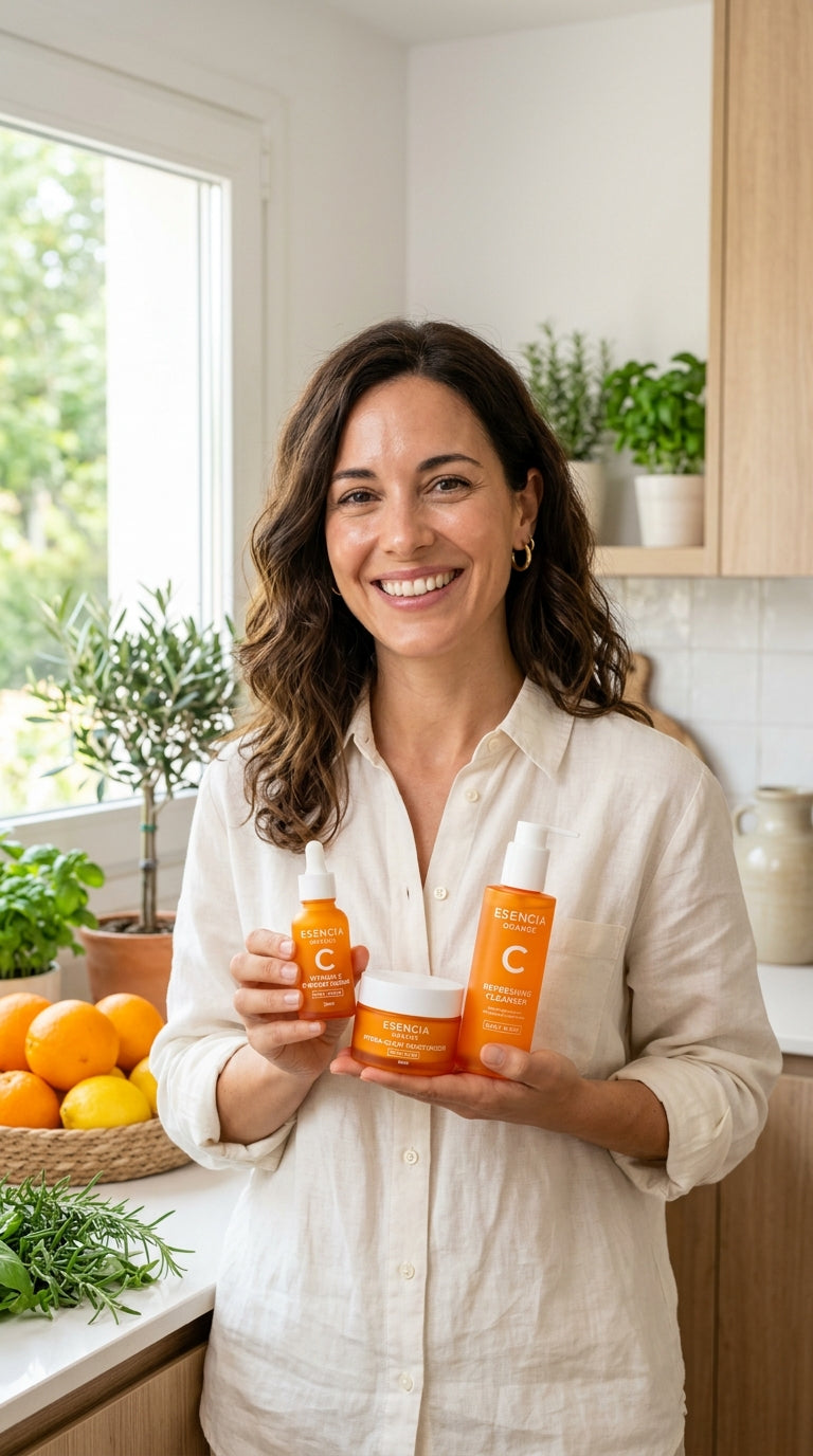 🍊 "El ritual de vitamina C para una piel más luminosa"