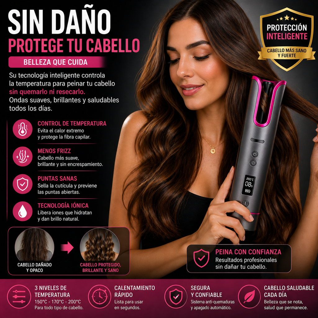Moldeador de rizos profesional v2