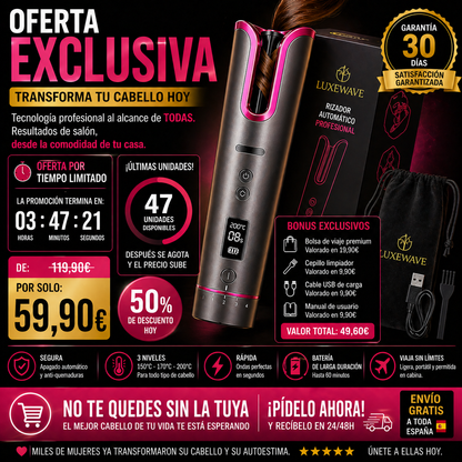Moldeador de rizos profesional v2