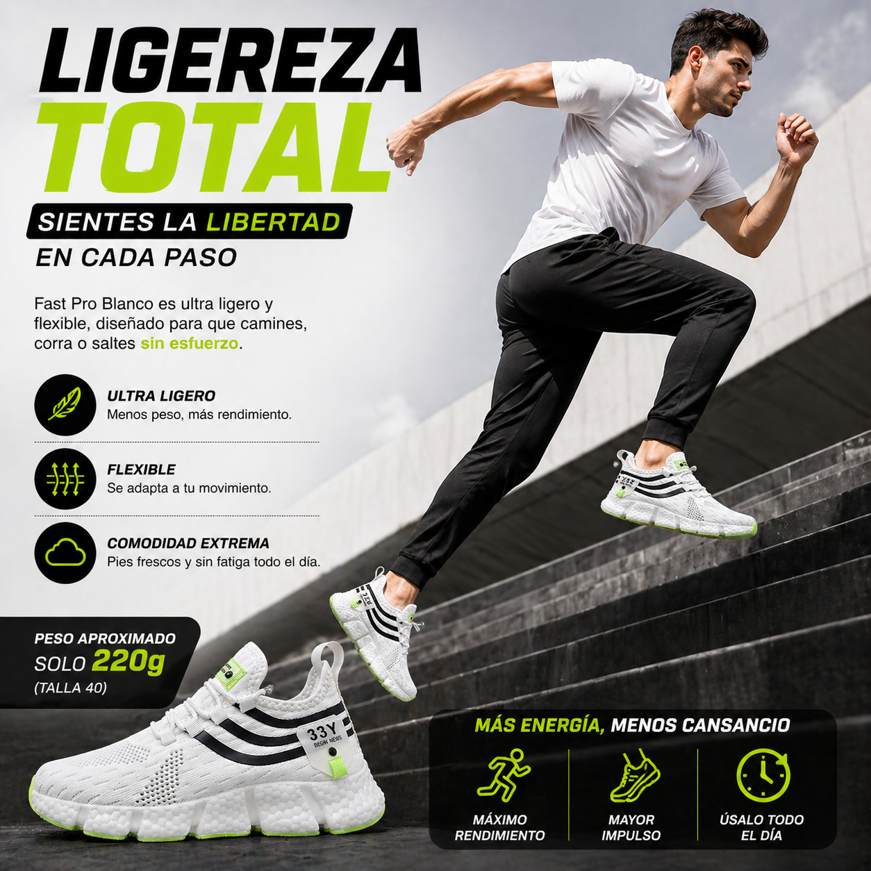 Zapatillas Fast Pro Blancas
