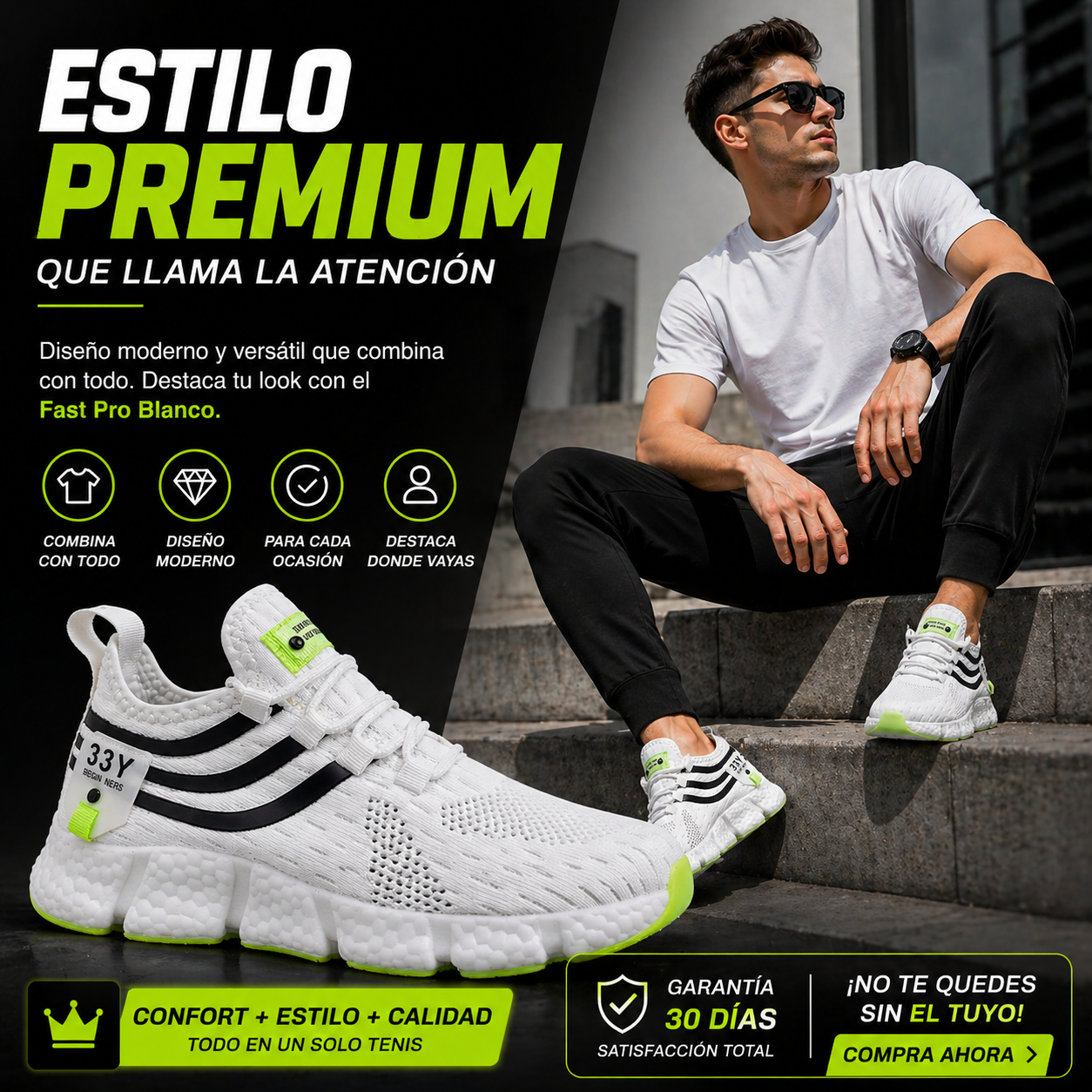 Zapatillas Fast Pro Blancas