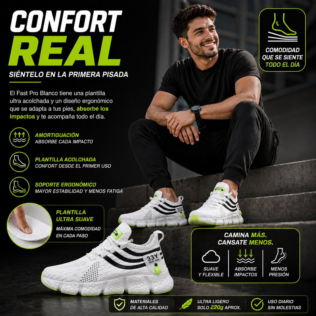Zapatillas Fast Pro Blancas