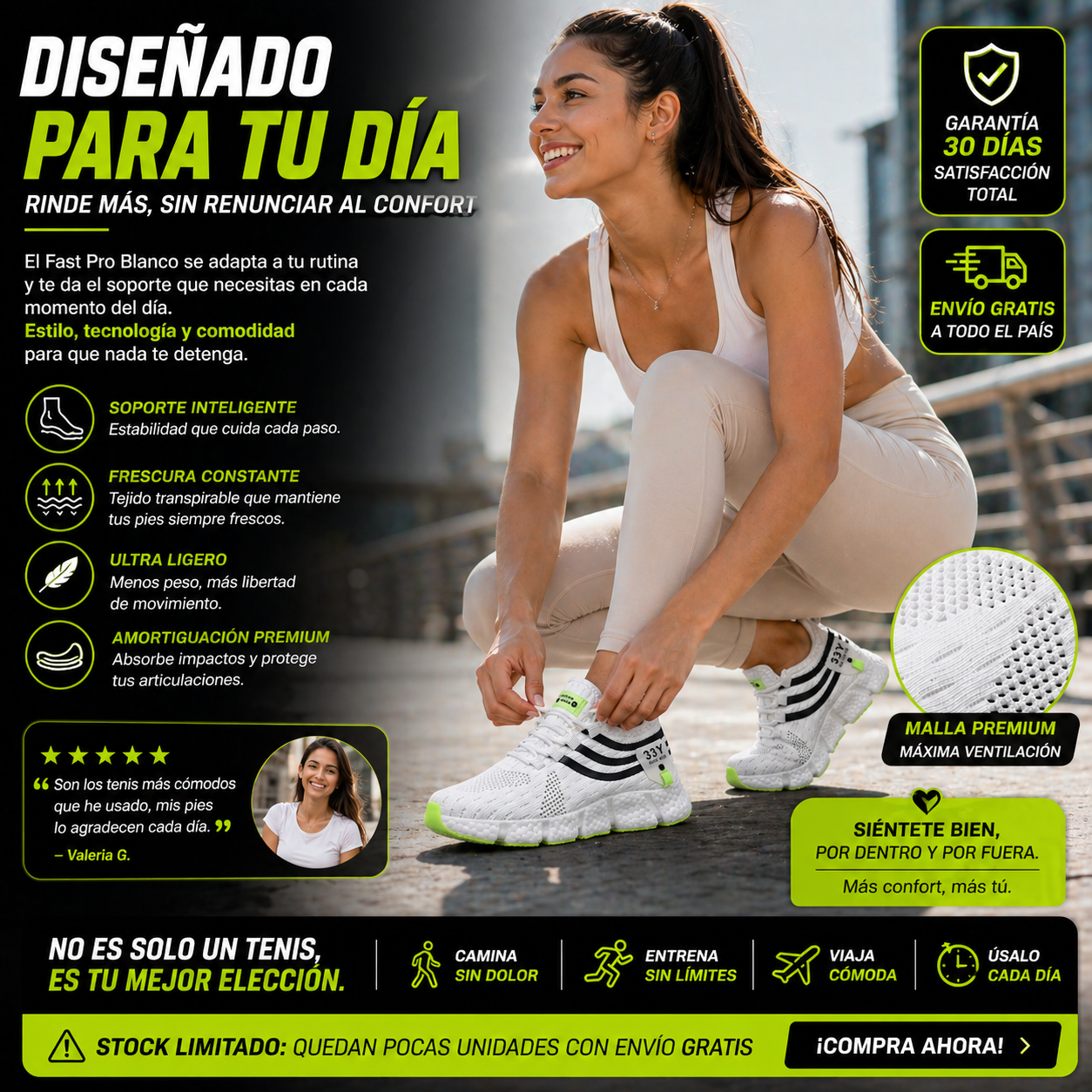 Zapatillas Fast Pro Blancas