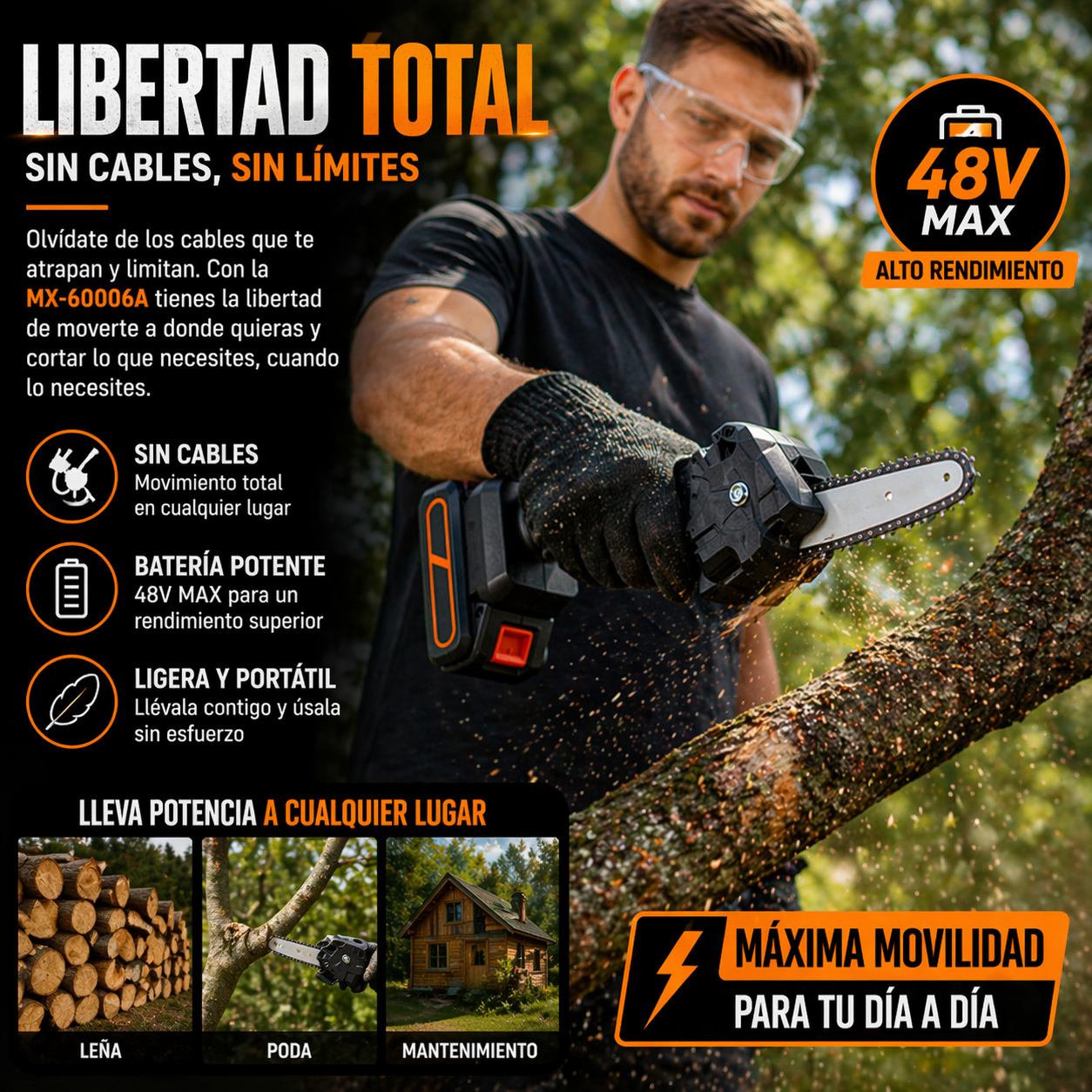 Motosserra elétrica MX-60006A