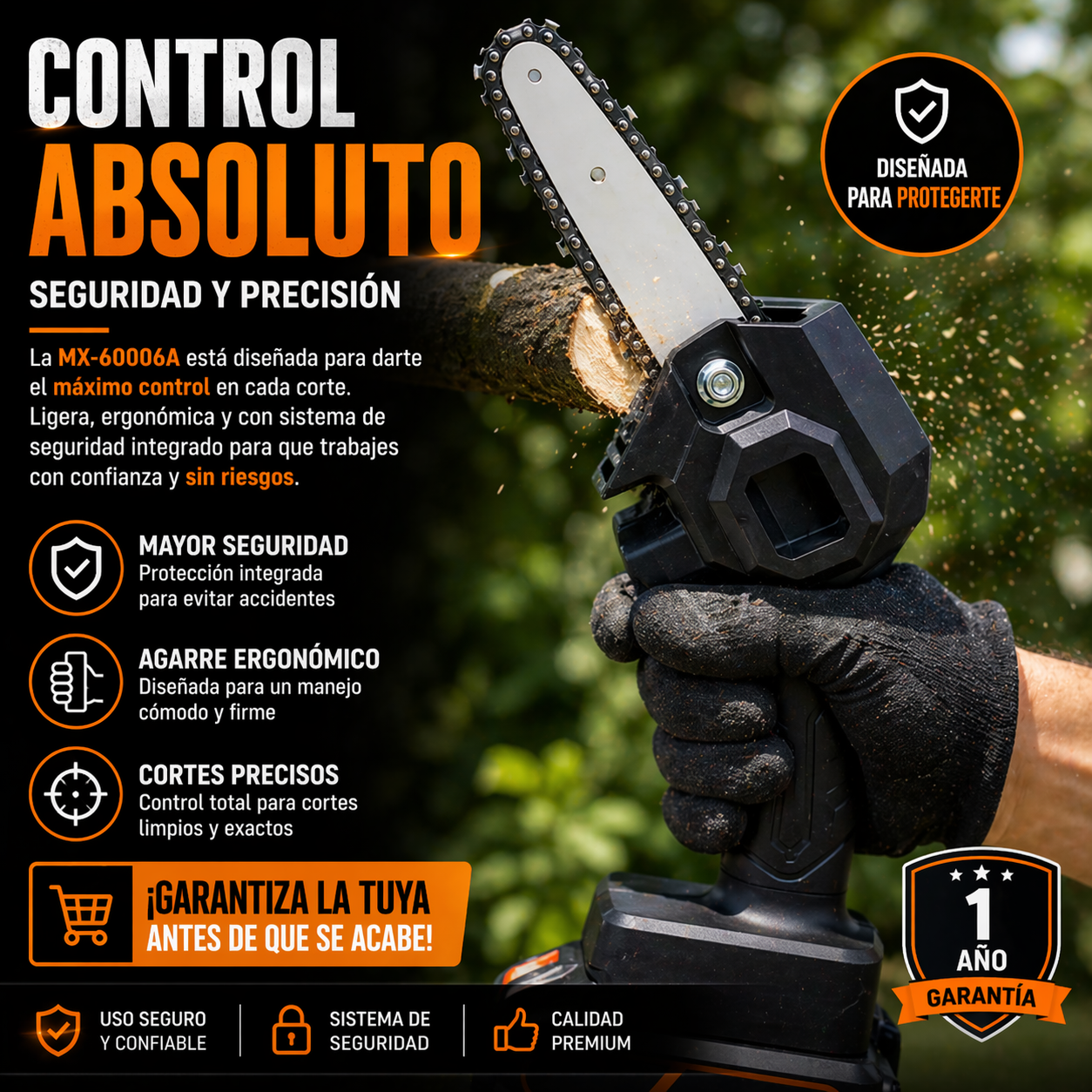 Motosserra elétrica MX-60006A