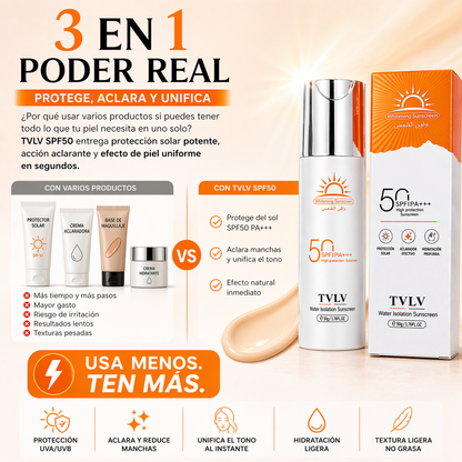 Protector solar SPF50 PA blanqueador - 50 g